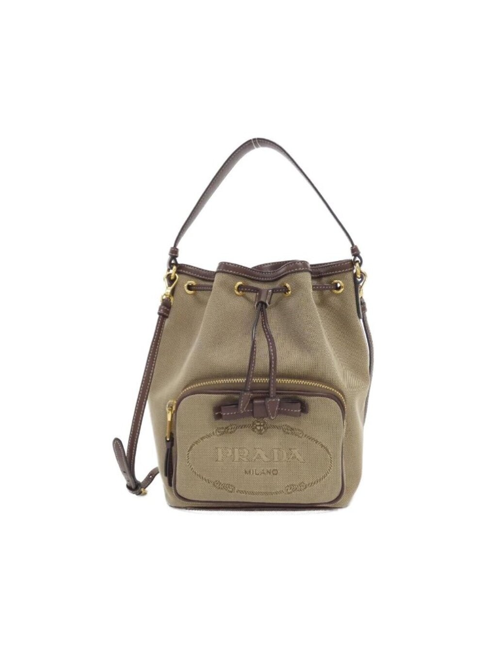 Prada Bag Handbag Gold
